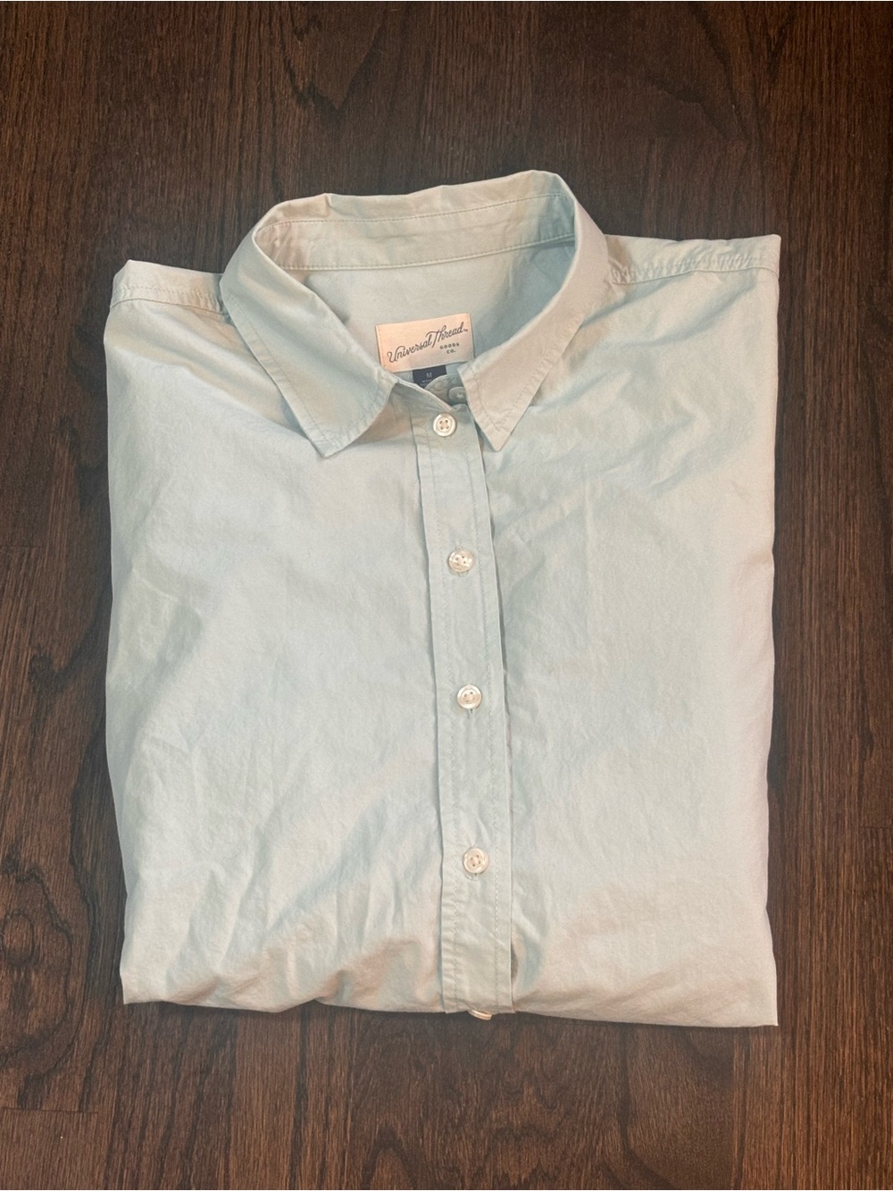 Universal Thread M Light Blue Button Down